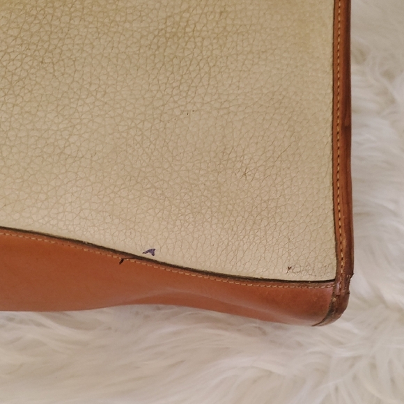 Dooney & Bourke Cream and Brown Satchel - Picture 6 of 16